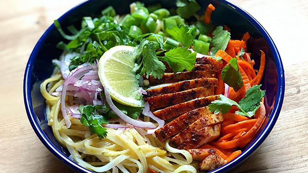 Carrot Curry Noodle Bowl